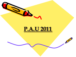 P.A.U 2010