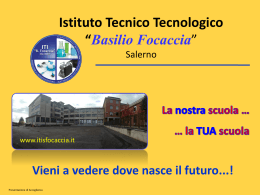 Diapositiva 1 - ITT Basilio Focaccia