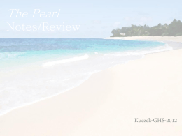 The Pearl Notes/Review