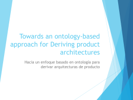 Towards an ontology-based approach for Deriving …