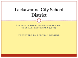 Lackawanna City School District