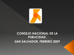 CONARES El Salvador 2007