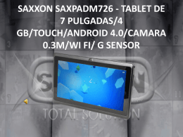 SAXXON SAXPADM726 - TABLET DE 7 PULGADAS/4 …