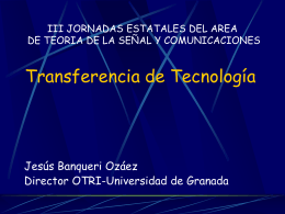 JORNADA DE TRANSFERENCIA DE TECNOLOGIA EN …