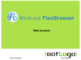 WireLess FlexBrowser