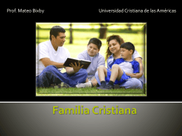 Familia Cristiana - Lic. Mateo Bixby
