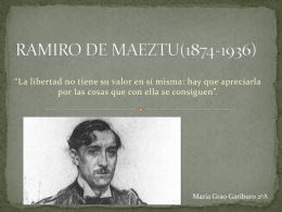 RAMIRO DE MAEZTU(1874