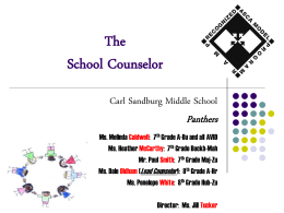 The School Counselor - Fairfax County Public Schools