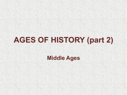 AGES OF HISTORY (part 2)