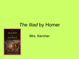 The Illiad by Homer - Brandywine Heights Area School …