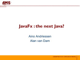 JavaFx : the next Java?!