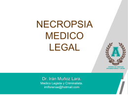 NECROPSIA MEDICO LEGAL