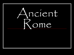 Ancient Rome - English FCS