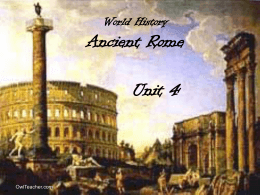 Ancient Rome - history worksheets
