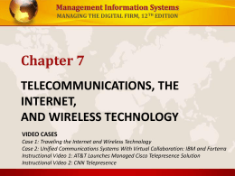 TELECOMMUNICATIONS, THE INTERNET, AND WIRELESS …