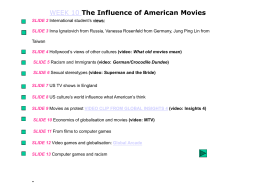 The Influence of American Movies