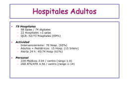Hospitales Adultos