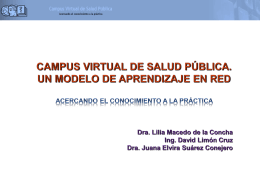 Diapositiva 1 - Facultad de Medicina UNAM