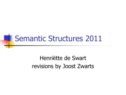 Semantic Structures 09