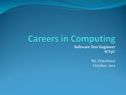Careers in Computing - Toronto District School Board