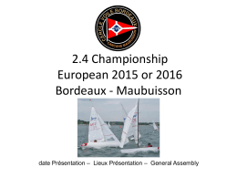 2.4 Championship European 2015 or 2016 Bordeaux