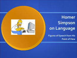 Homer Simpson on Language
