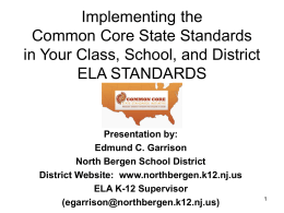 Digging Deeper to Understand Implications of Standards