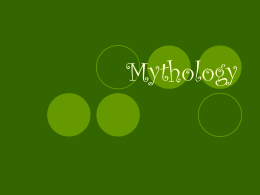 Mythology - Henry County School District