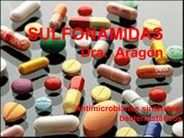 Sulfonamidas - Farmaco2 Dr:Matamoros