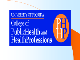 APROSODIA - College of Public Health & Health Professions