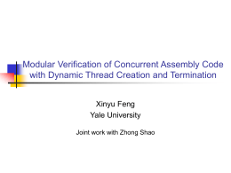 Modular Verification of Concurrent Assembly Code