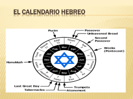 El calendario hebreo