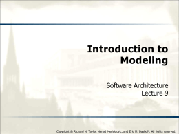 Introduction to Modeling - Donald Bren School of