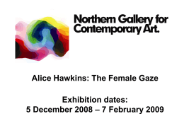Alice Hawkins 'The Female Gaze'