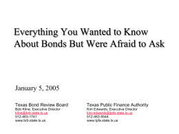 Fetch Content - Texas Bond Review Board