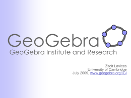 GeoGebra - PBworks