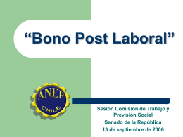 Bono Post Laboral”