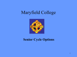 Maryfield College