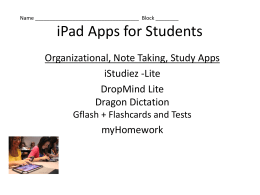 APPS FOR COLLEGE STUDENT