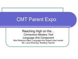 CMT Parent Expo