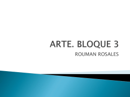 ARTE. BLOQUE 3