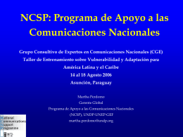 Second National Communications