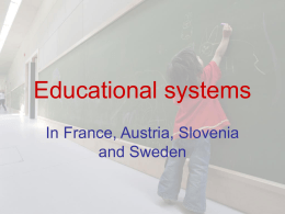 Educational systems