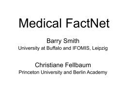 Medical FactNet - University at Buffalo