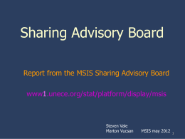 CES Sharing Advisory Board
