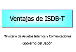Ventajas de ISDB-T