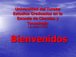 Universidad del Turabo Estudios Graduados en la Escuela …