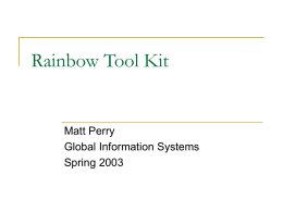 Rainbow Tool Kit - Poznań University of Technology