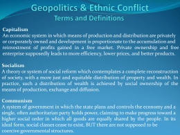 Geopolitics & Ethnic Conflict