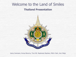 Thailand: The Land of Smiles - BYU